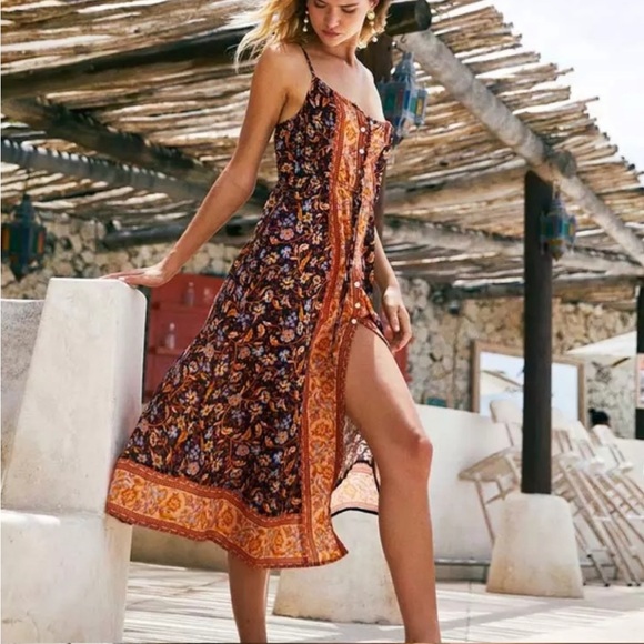 Boutique Boho Dress size s/m - Picture 1 of 11